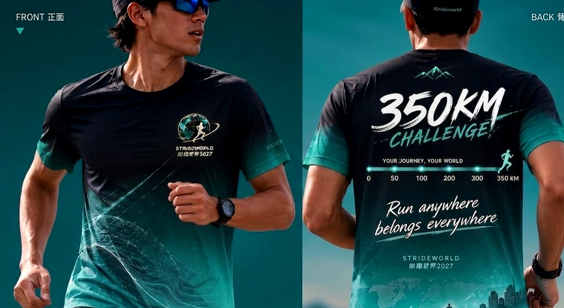350KM Starter Teal Challenge Jersey