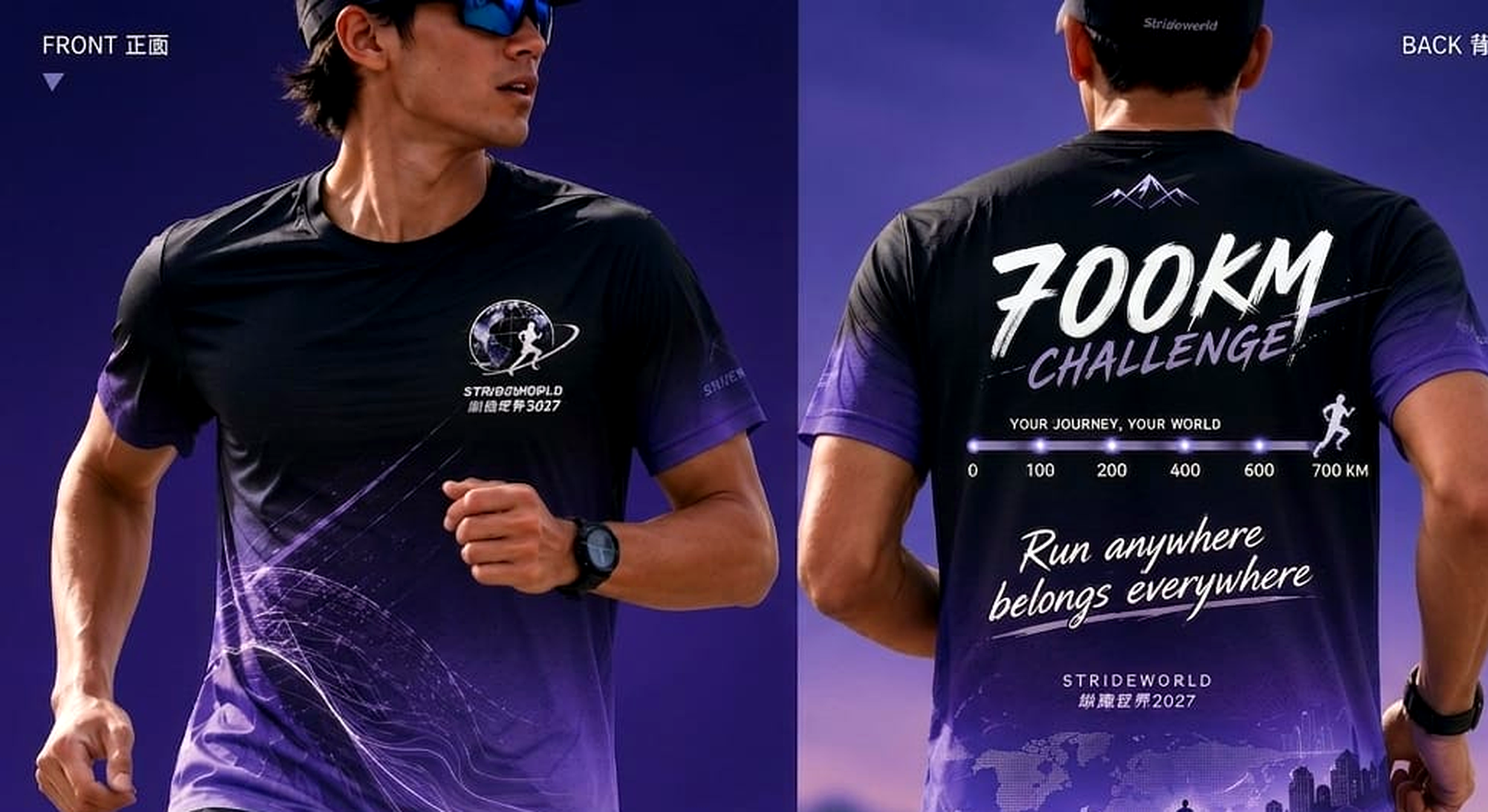 700KM Challenger Purple Challenge Jersey